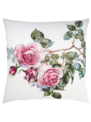 "Нежные бутоны "-СU075  подушка