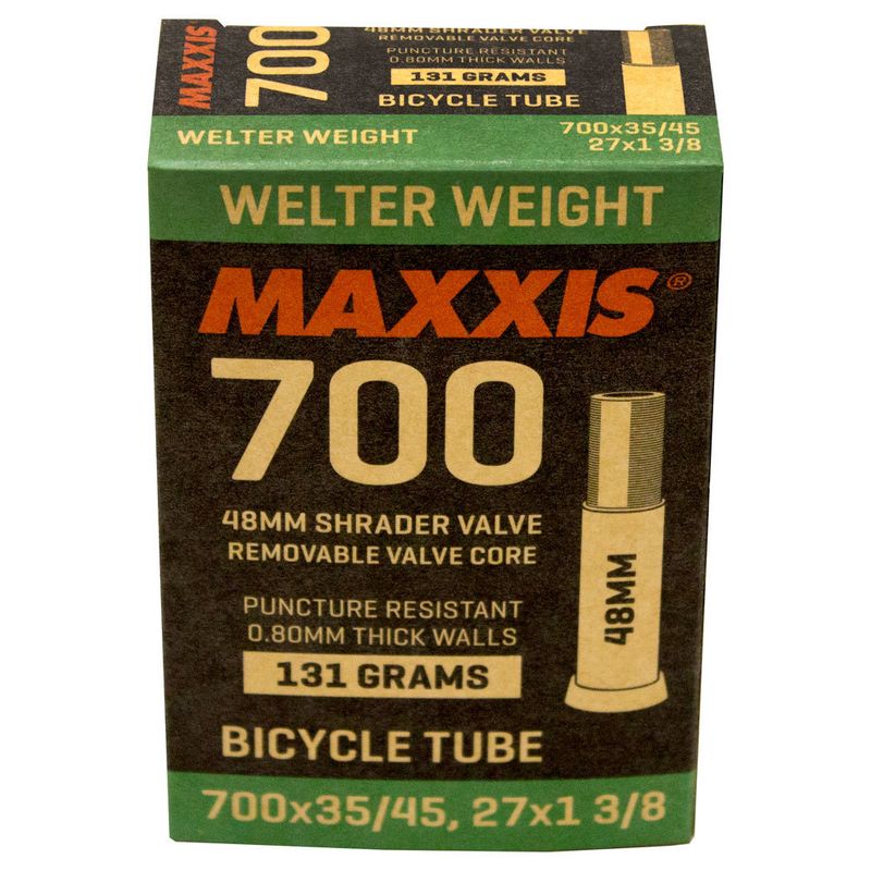 Камера для гравийного велосипеда MAXXIS WELTER WEIGHT 700X35/45,27X13/8-13/4 SV48