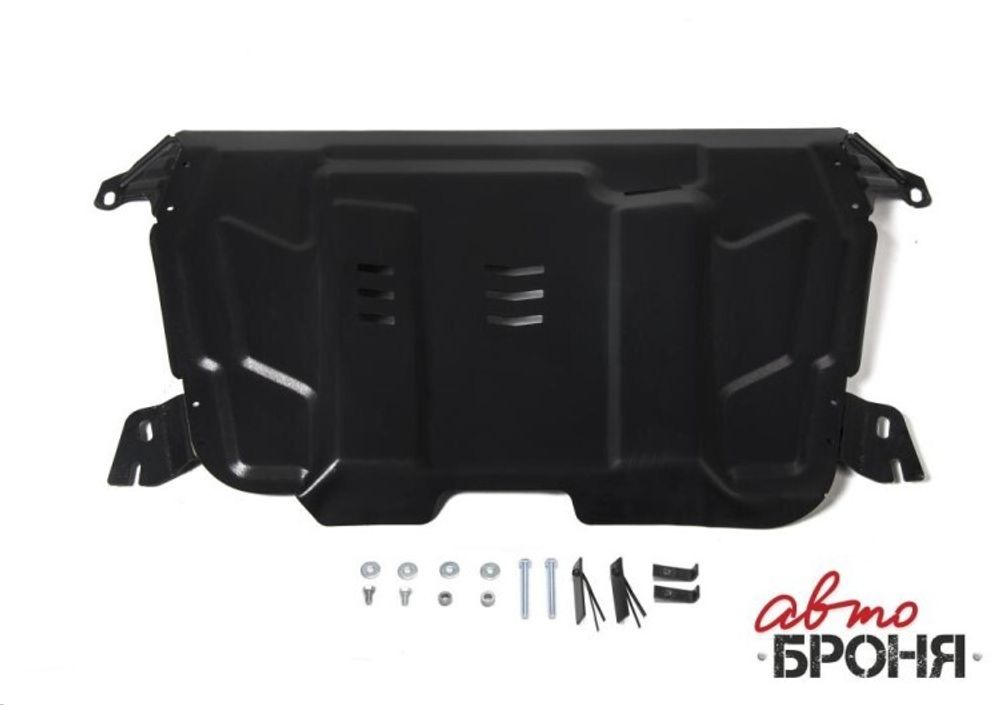 Защита картера Toyota Camry V-2.0; 2.4; 2.5; 3.5 с 2006 г. (с креплением) (АвтоБроня)
