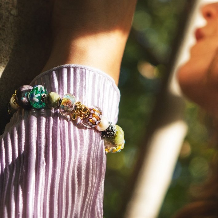 Бусина "Тюльпан оптимизма" позолота