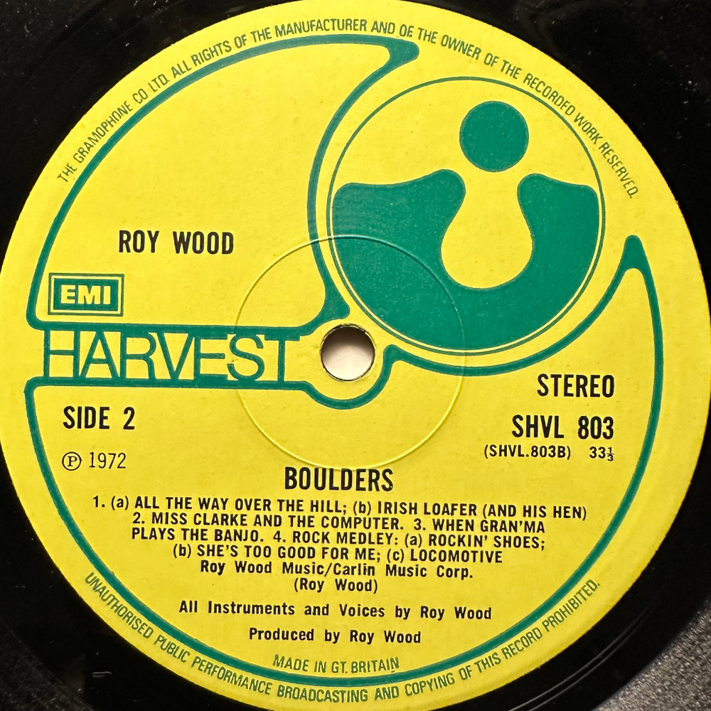 Roy Wood - Boulders (Англия 1973г.)