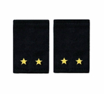 Фальшпогоны черные вышитые желтые звезды лейтенант