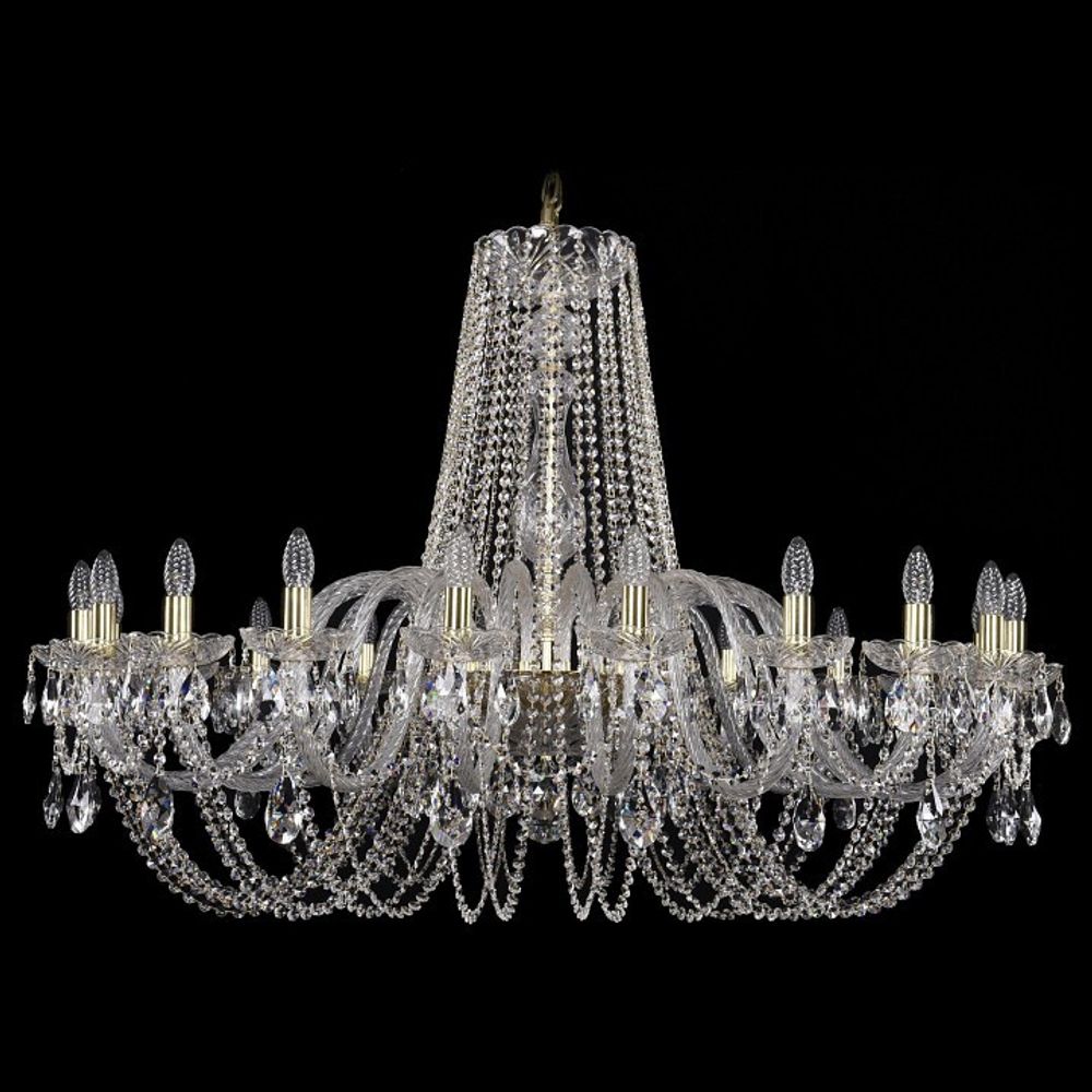 Подвесная люстра Bohemia Ivele Crystal 1402 1402/20/460/G
