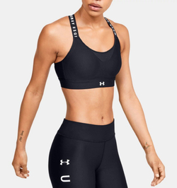 Женский топ бра Under Armour UA Infinity High Bra-BLK