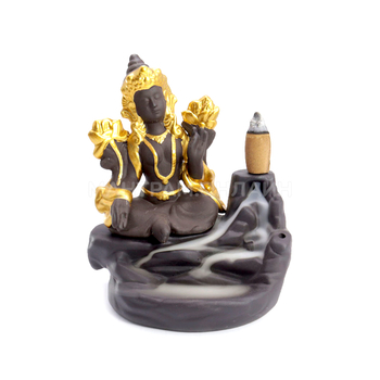 Подставка под стелющиеся благовония Дзадзэн терракот h - 11,5 см