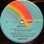 Carmen McRae - Here To Stay (Скандинавия 1982г.)