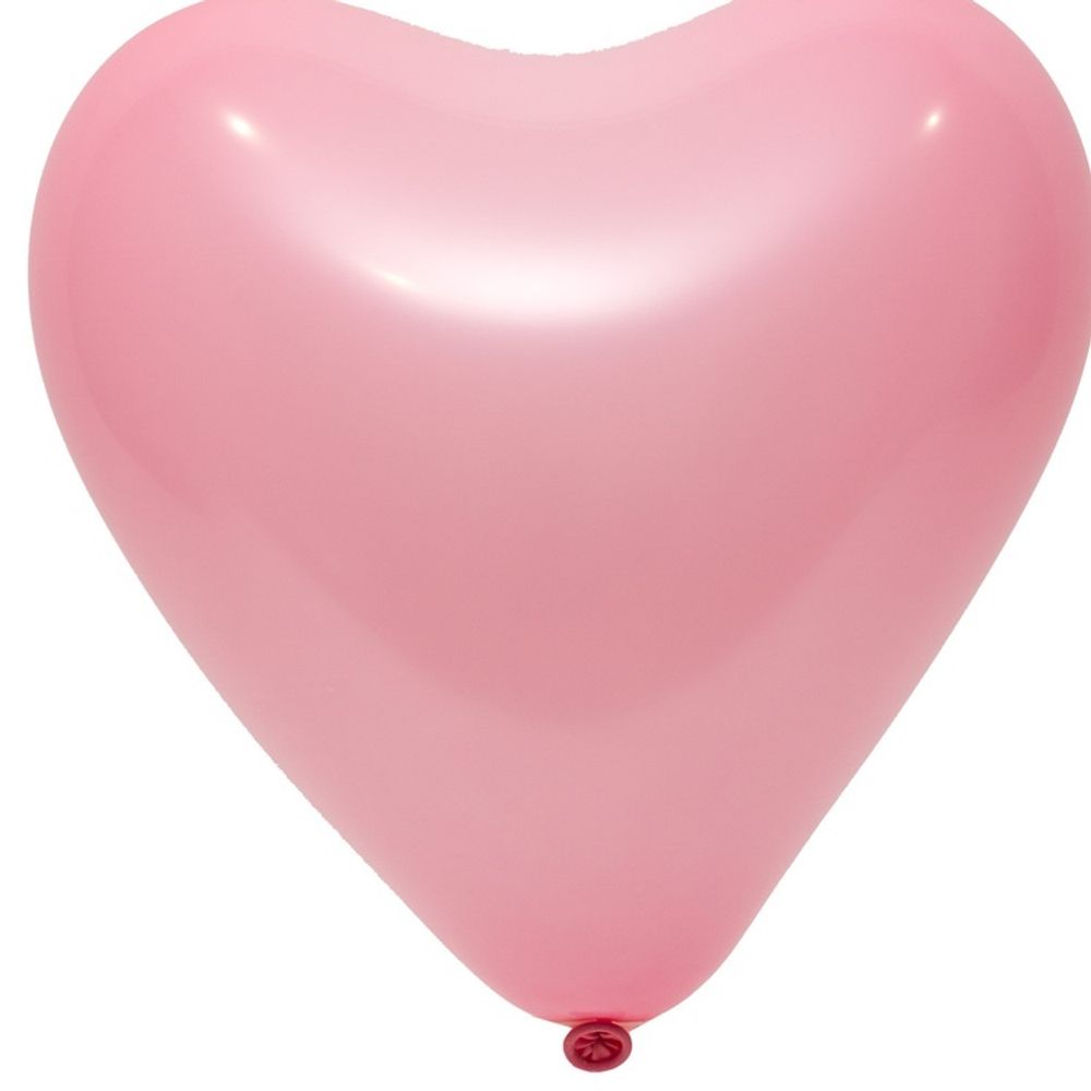 EV 12&quot; Сердце, Стандарт Pink, 50 шт