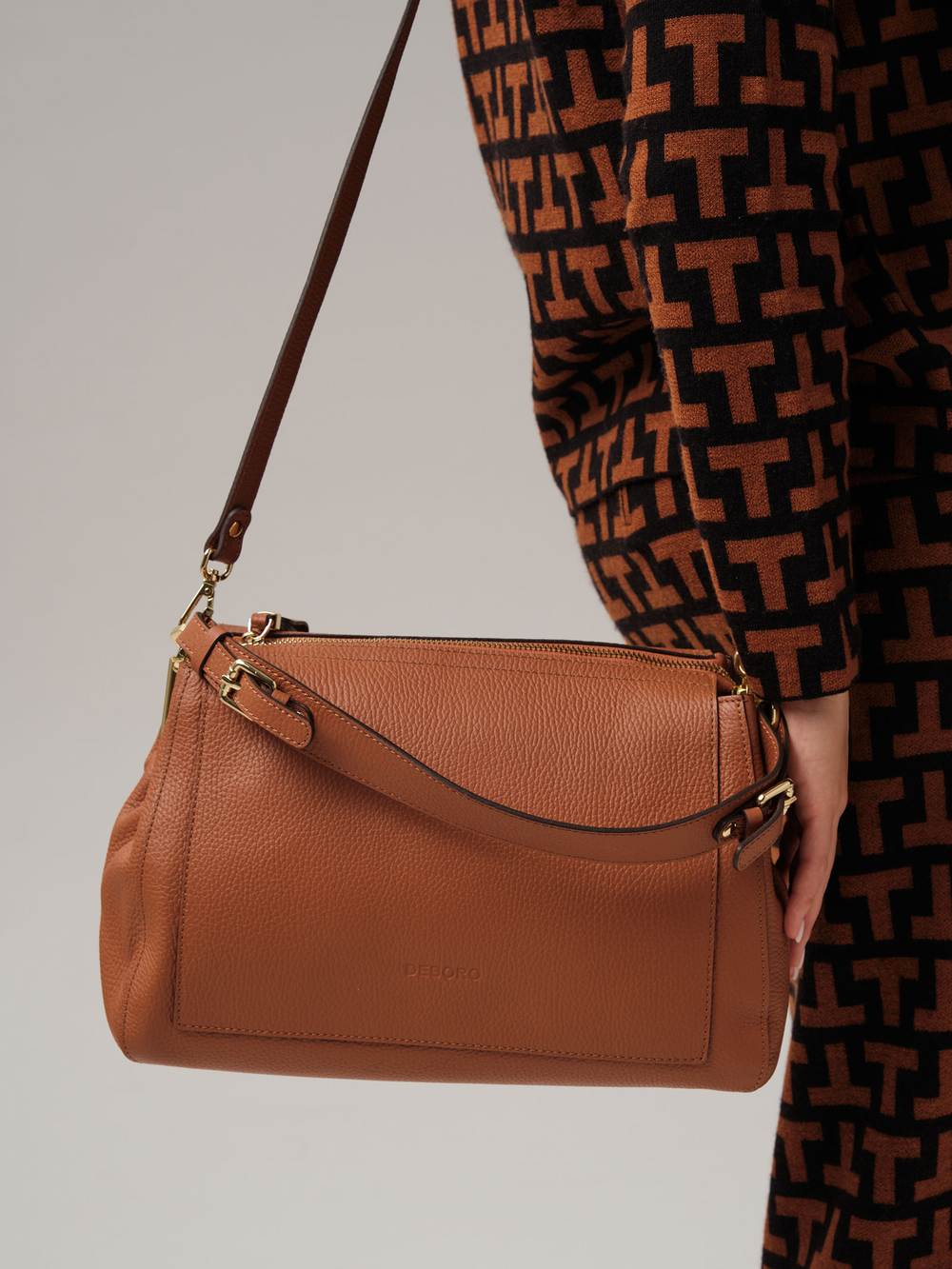 Сумка Deboro 31097 коричневый камень