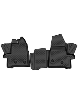 Коврики в салон для FORD Transit, 2014-, 2 шт. (полиуретан) ELEMENT3D1675210K
