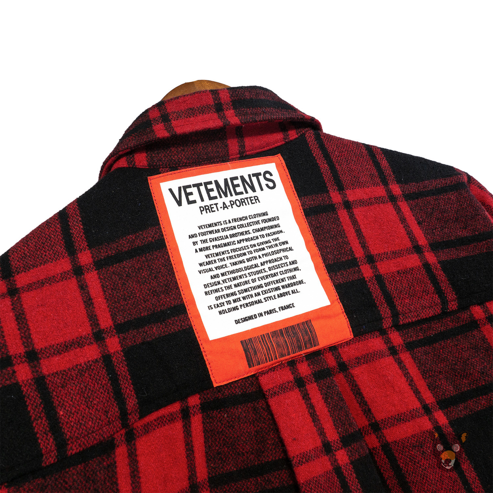 Рубашка Vetements "Patch Logo"
