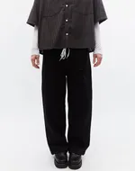 Брюки БИЧ широкие хлопковые черные