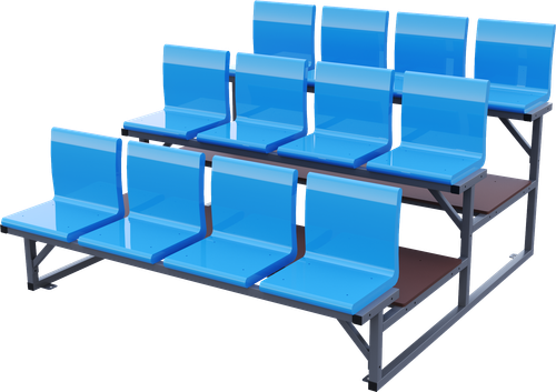 Трибуна (3 ряда, 12 мест) С.03-006