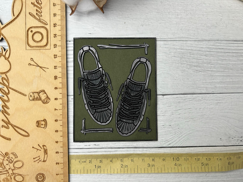 Нашивка ТЕКСТИЛЬ/РЕЗИНА кеды