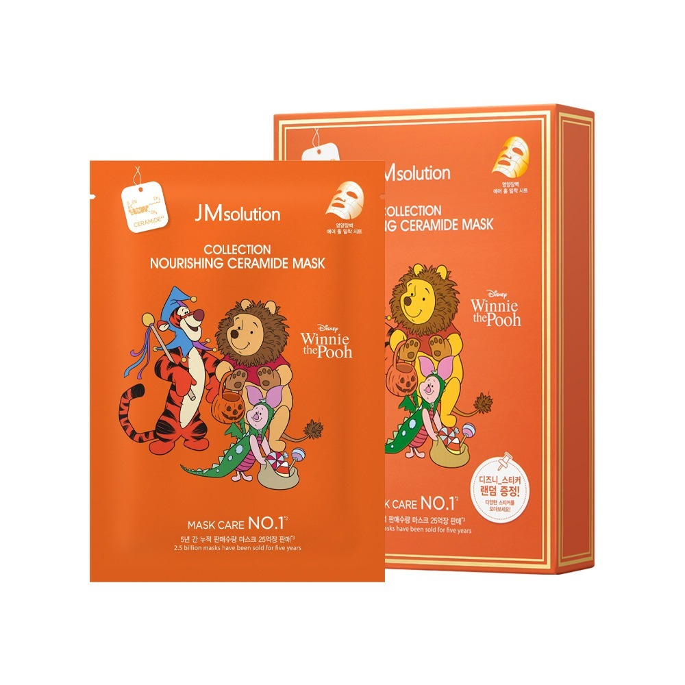 JMsolution Маска тканевая для лица с керамидами - disney collection nourishing ceramide mask, 30мл, шт