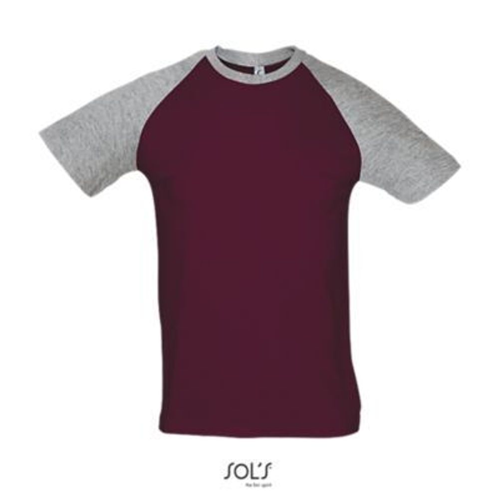 Футболка двухцветная FUNKY. C рукавами реглан. 100% хлопок Белый/Синий  XL