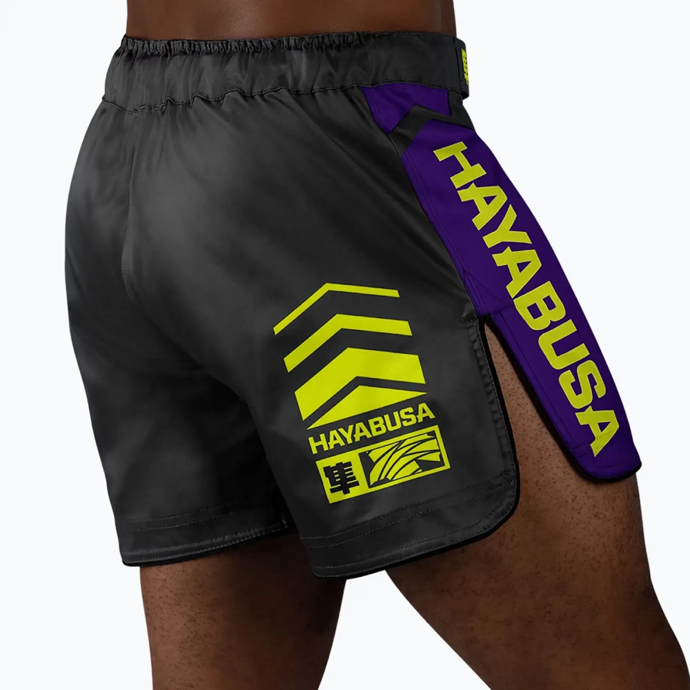Шорты Hayabusa Icon MMA чёрно-неоновые