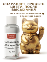 Разбавитель красок для свечей и гипса