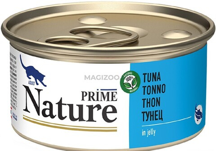 PRIME NATURE 85г ж/б Влажный корм для кошек Тунец желе