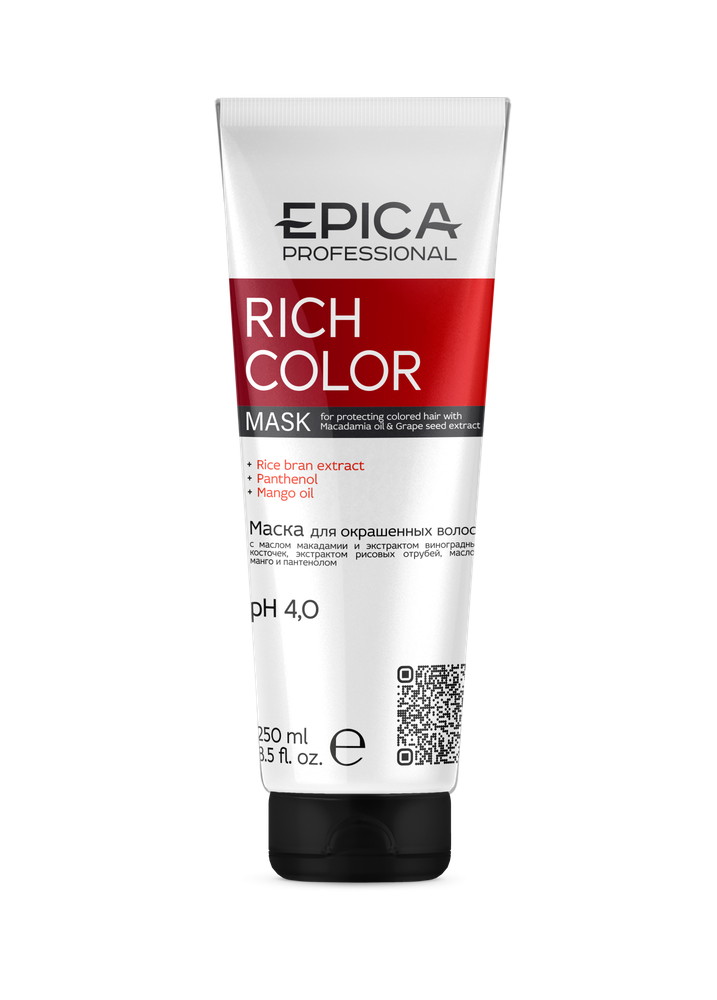 Маска EPICA Professional Rich Color для окрашенных волос 250мл