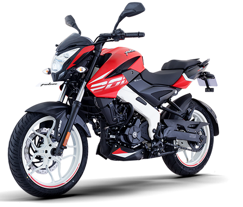 Мотоцикл Bajaj Pulsar NS200 красный