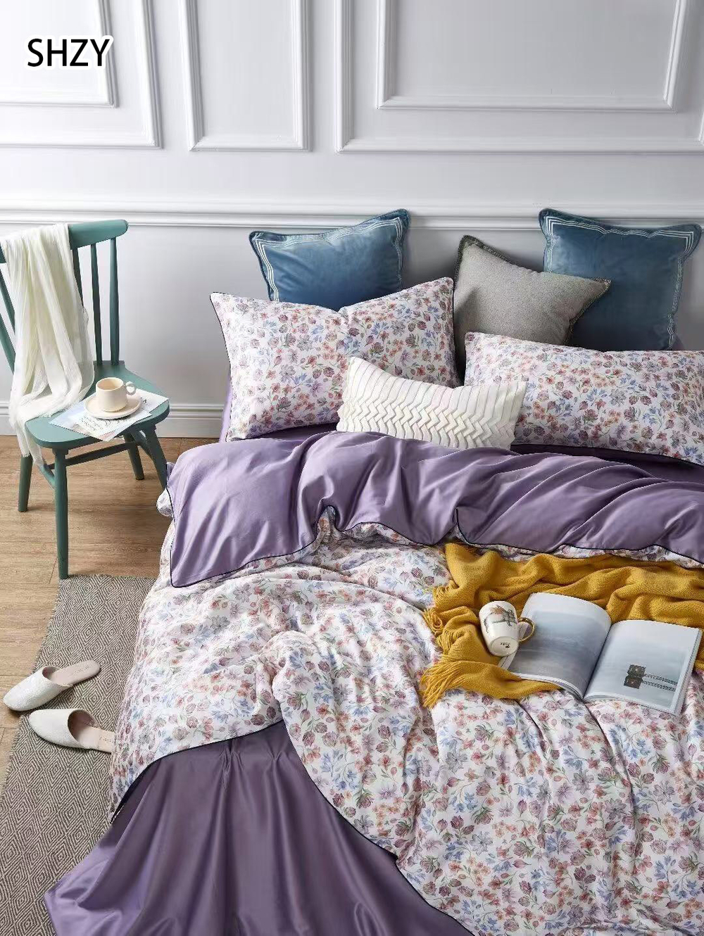 КПБ Евро с простыней на рез. 180х200 ТВИЛ-САТИН "Т5"