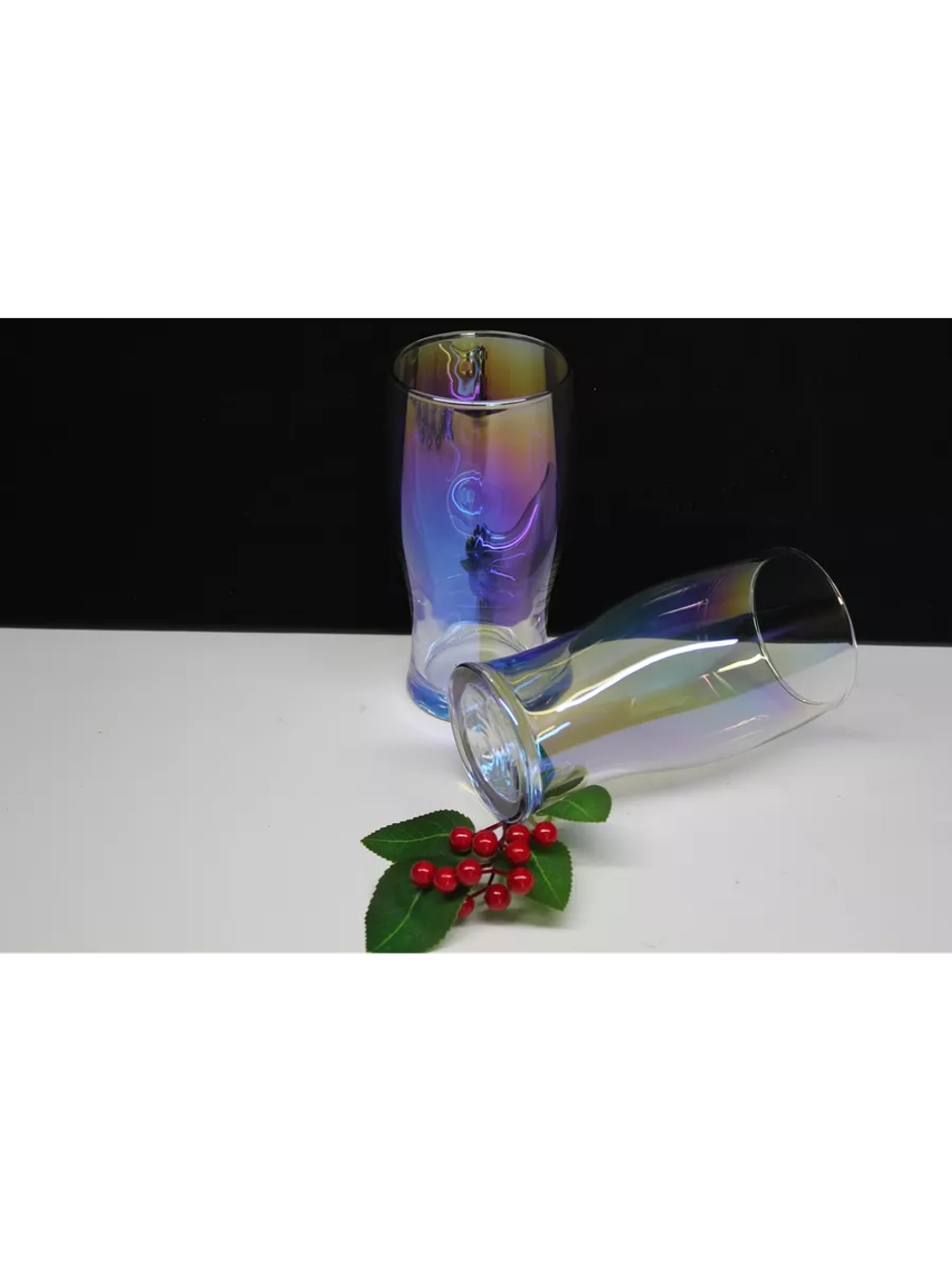 Бокалы пивные 2шт 570мл "Радуга"