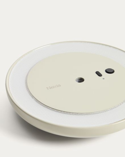 Переносная настольная лампа Porte из светло-серого алюминия