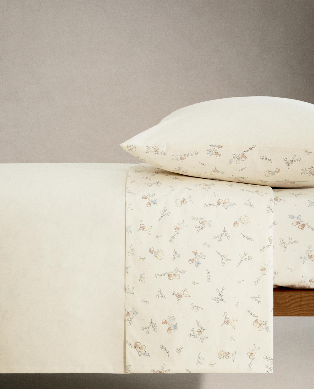 Пододеяльник Zara Home, хлопок 100%, с цветочным принтом, 2631/088