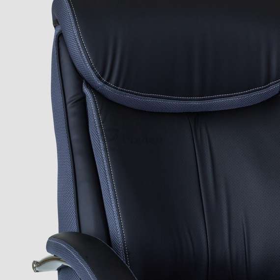 Кресло Barneo K-307 BIG SIZE XXL для руководителя черная кожа