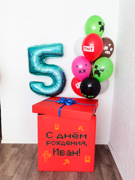 Набор шаров № 37 "Майнкрафт"