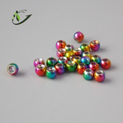 HARELINE Радужные латунные головки Multihued Rainbow Brass Beads (25 шт)