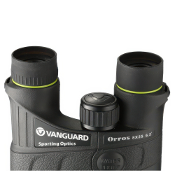 Бинокль Vanguard ORROS 8х25 — большое колесо фокусировки для удобной и быстрой настройки резкости