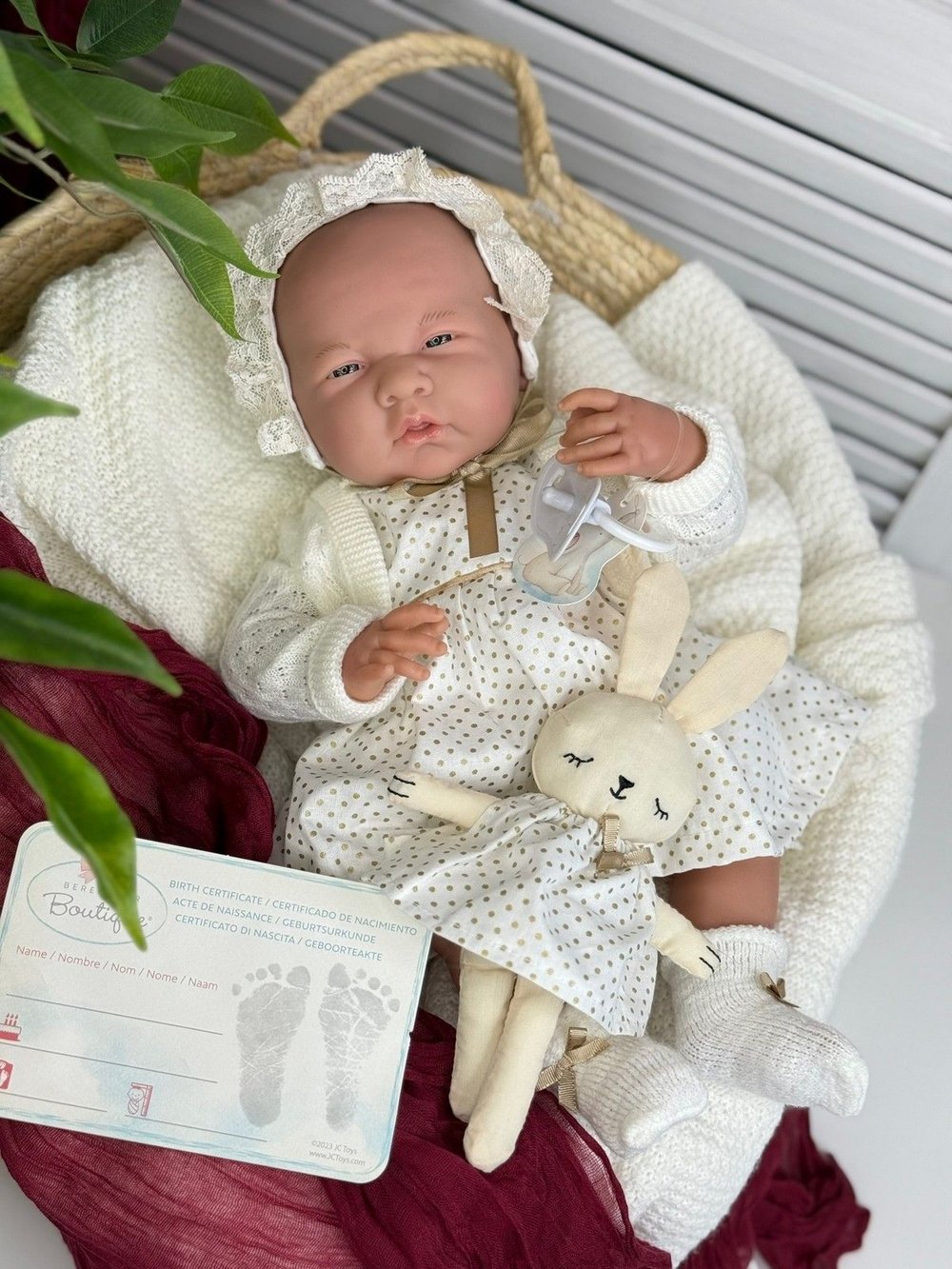 Кукла BERENGUER мягконабивная 39см Newborn (18793)