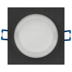 Светильник встраиваемый декоративный ЭРА DK108 BK под лампу MR16 GU5.3 черный