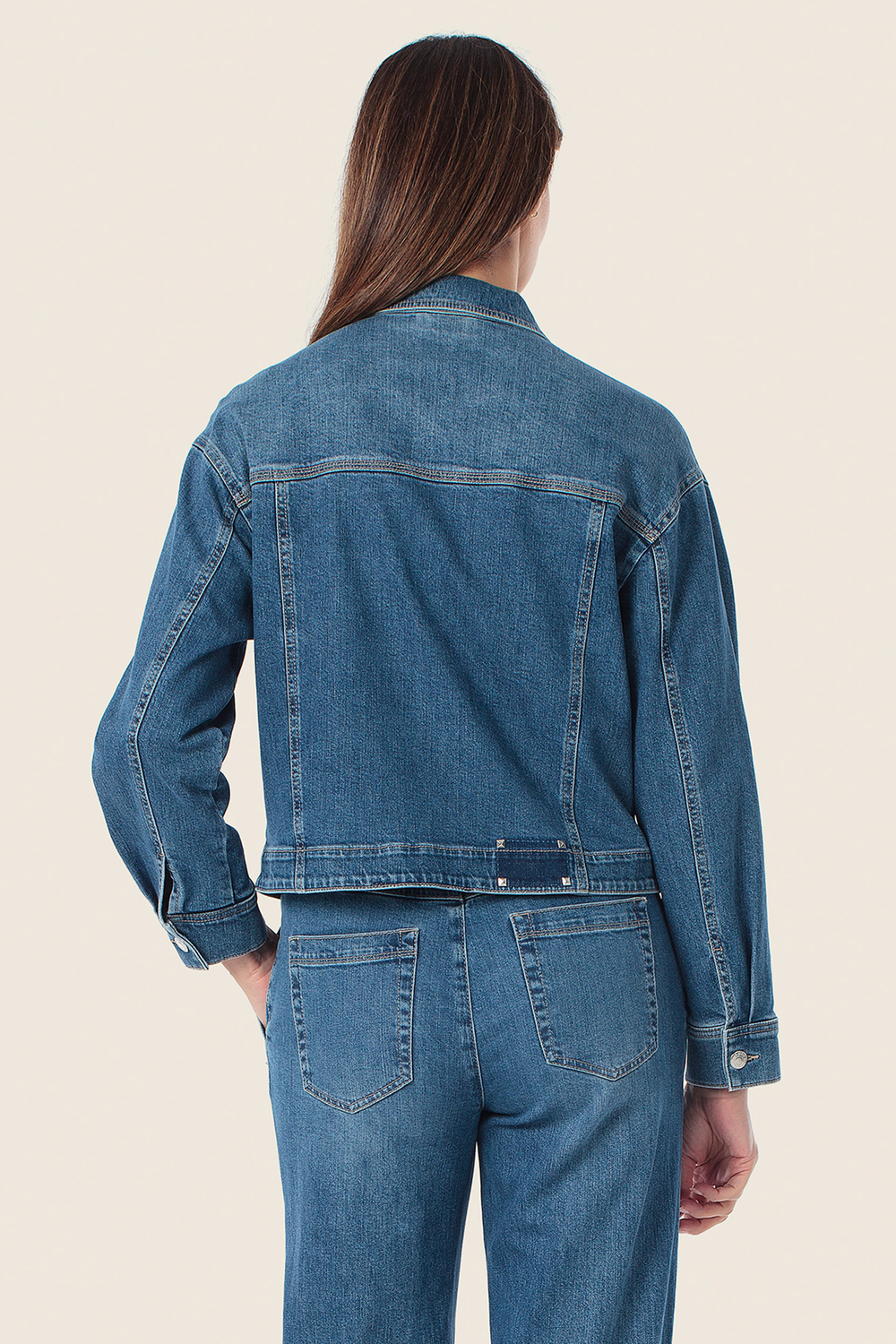 Джинсовая куртка из хлопка