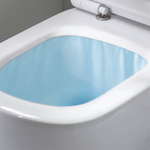 T359601 STRADA II AquaBlade® Подвесной унитаз с сидением и крышкой с функцией плавного закрытия T360101, с крепежом для полностью скрытого монтажа
