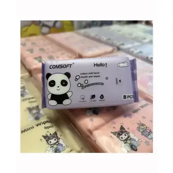 Nəm salfet \ Влажные салфетки \ Wet wipes Panda violet