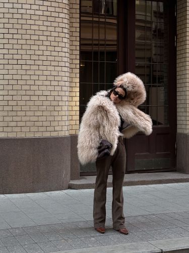 Брюки из замши PROJECT WAVE