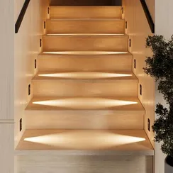 7056/3WL HIGHTECH ODL25 339 металл/металл Подсветка лестницы бронза IP20 LED 1*3W 2700K ESCALA