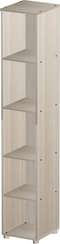 Стеллаж узкий Стандарт Про ясень шимо светлый