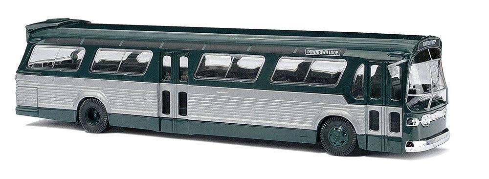 Американский автобус Fishbowl, зеленый (H0)