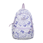 LEXI Nylon Backpack Regular Unisex Black/Blue/Purple