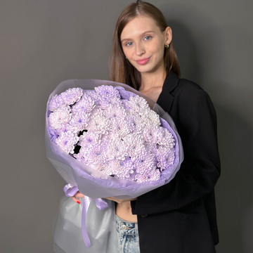 Букет хризантем Сиреневый Алтай