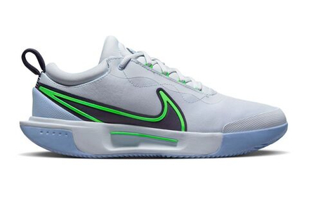 Мужские кроссовки теннисные Nike Zoom Court Pro Clay - football grey/green strike/gridiron