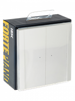 FORTE&PIANO Выключатель 2-клавишный проходной с индикацией 10А FP208 белый IEK