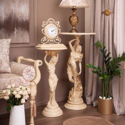 Часы настольные Аделаида Айвори