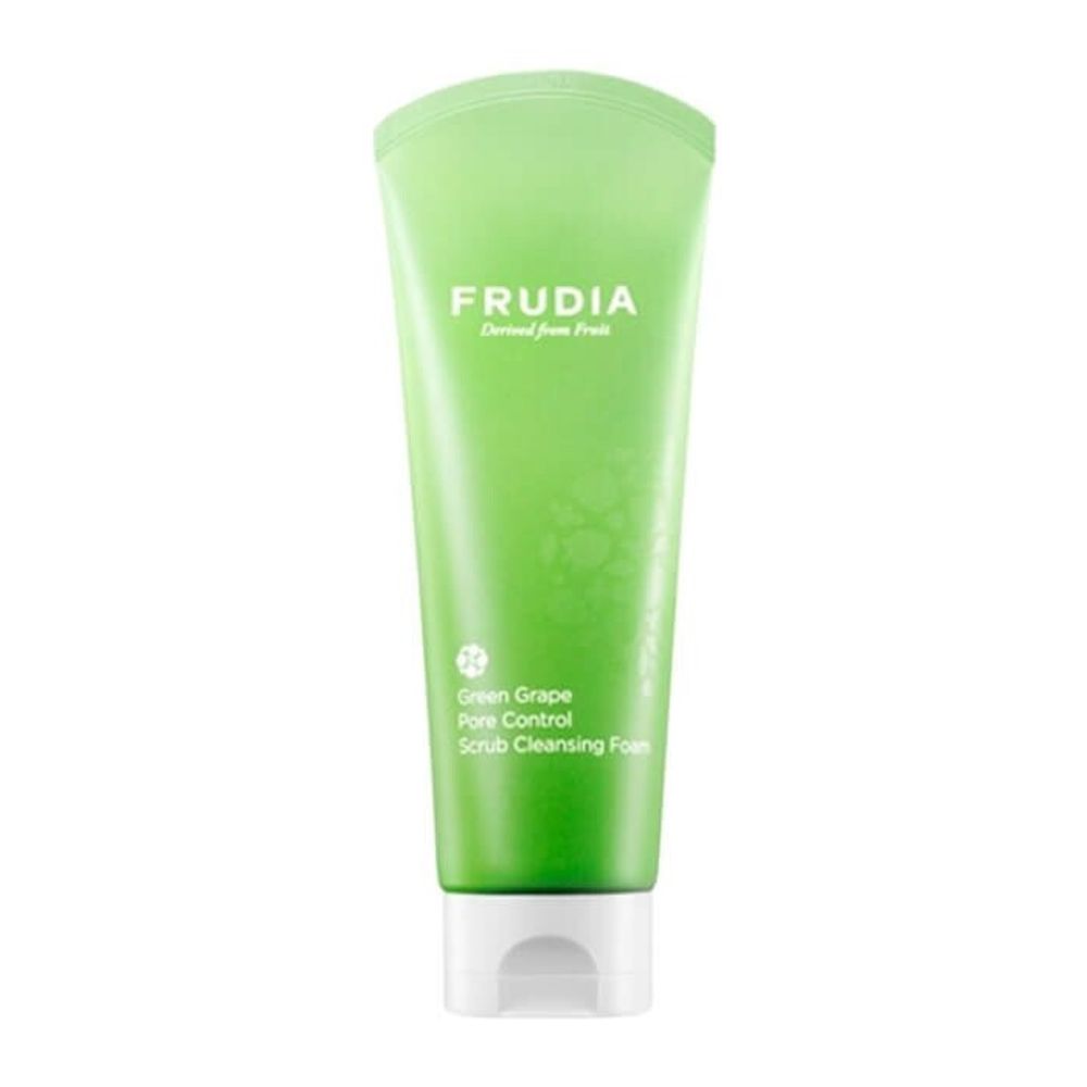 Frudia Green Grape Pore Control Scrub Cleansing Foam себорегулирующая скраб-пенка для умывания с виноградом
