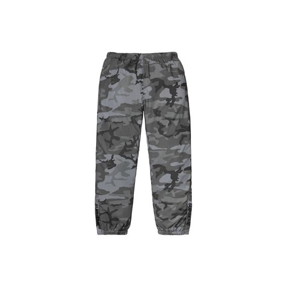 Supreme FW18 Reflective Camo Warm Up Pant Snow Camo