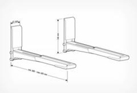 Кронштейн для СВЧ Holder MWS-2003 черный макс.40кг настенный фиксированный