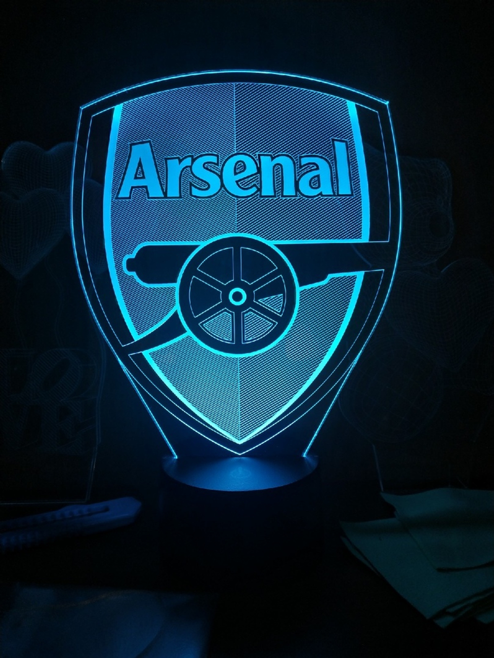 3D Светильник "Arsenal" (Арсенал Лондон)